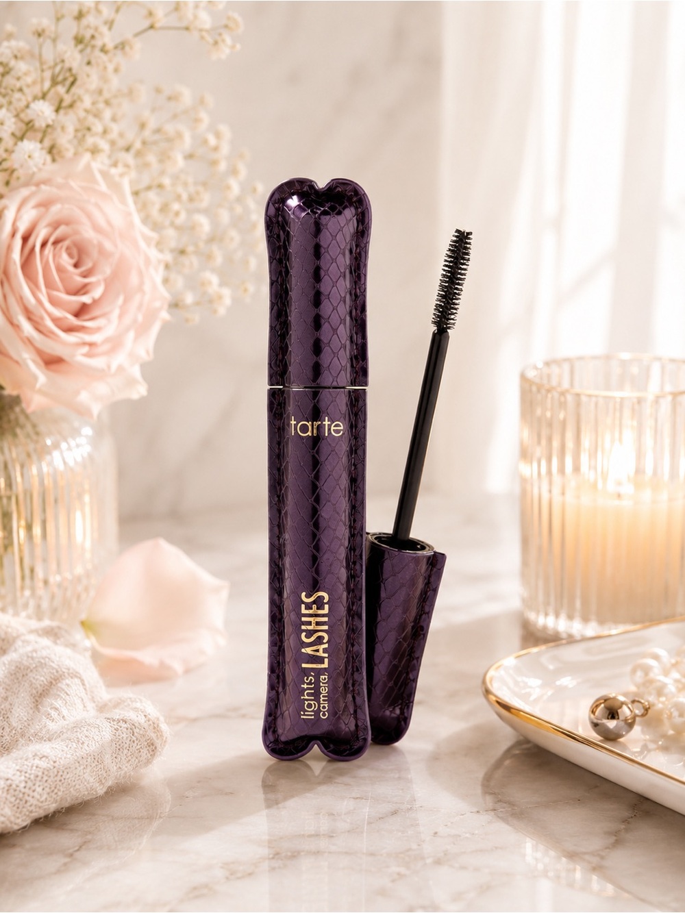 TARTE Mascara lights, camera, lashes™ 4-in-1 Black Vegan .24 oz Full Size New